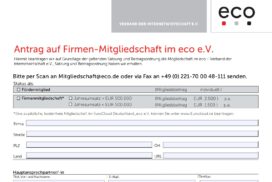 Application Form eco e.V.