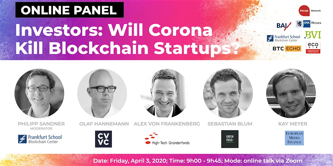 Online Panel: "Will Corona Kill Blockchain Startups?"