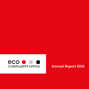 eco Complaints Office Annual Report 2021