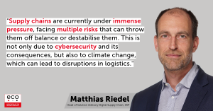 3 Questions for Matthias Riedel, Digital Supply Chain Expert (SAP)